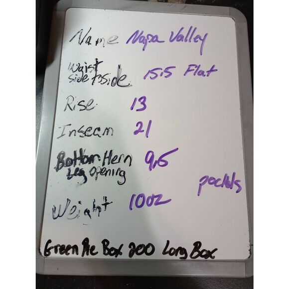 Napa Valley‎ Pants Ladies 18W Blue Embroidered Pull On - Picture 6 of 6